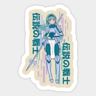 Anime Knight Sticker